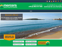Tablet Screenshot of mercers.es