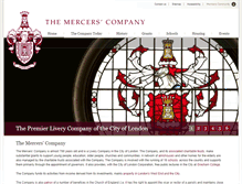 Tablet Screenshot of mercers.co.uk